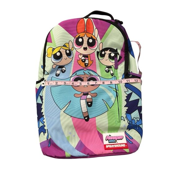 SPRAYGROUND POWERPUFF GIRLS MONSTER SHARK BACKPACK BOOK BAG RARE main image 7